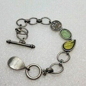 lia sophia blue green bracelet